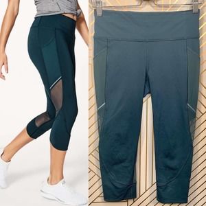 Lululemon Home Stretch Crop in Submarine